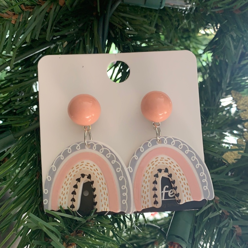 BNWT Rainbow Earrings